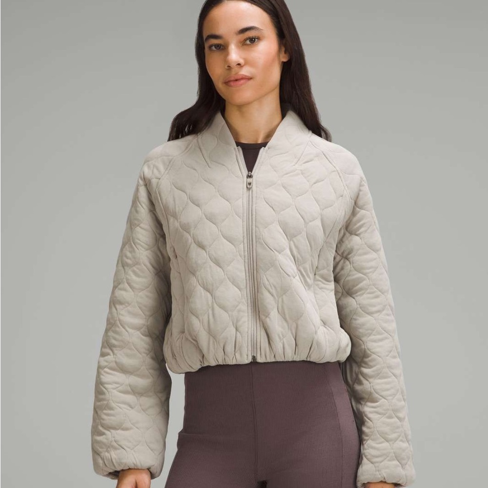 Lululemon Quilted Bomber Jacket